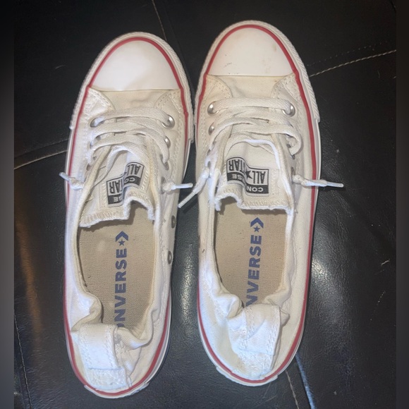 White Low Top Converse - Picture 2 of 3